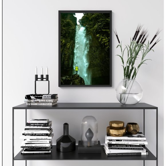 Malang, Indonesia Waterfall Wall Art Design Poster Print Decor for Home & Office - Picture 3 of 9